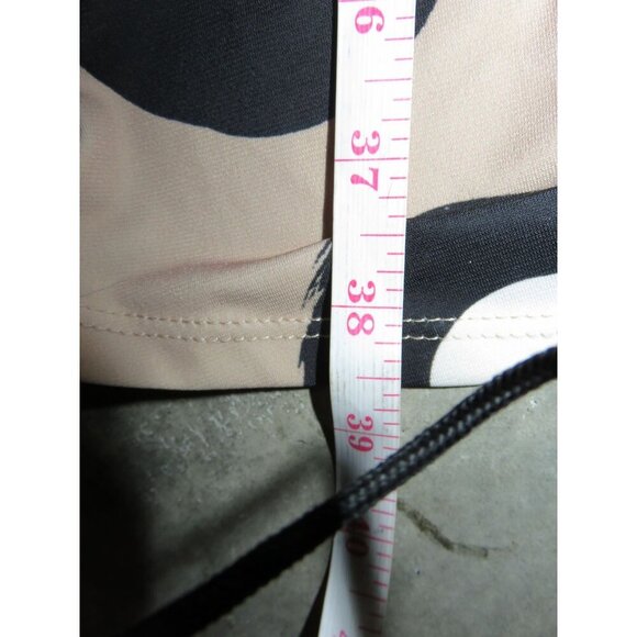 Maggy London Leopard Print Wrap Midi Jersey Knit Dress Made in Sri Lanka sz 10 - Picture 8 of 9